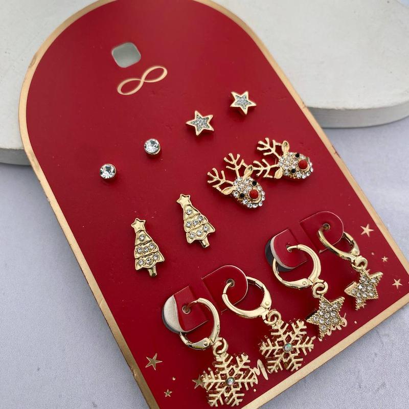 پک گوشواره کریسمسی