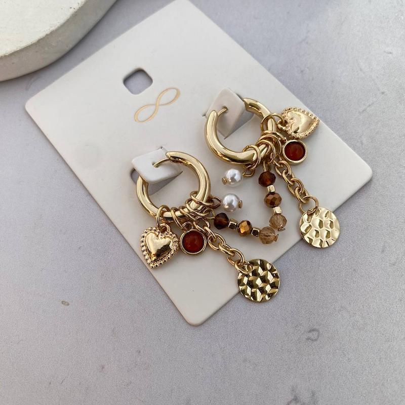 گوشواره ۲۸ مدله با سنگ اصل از برند orsay