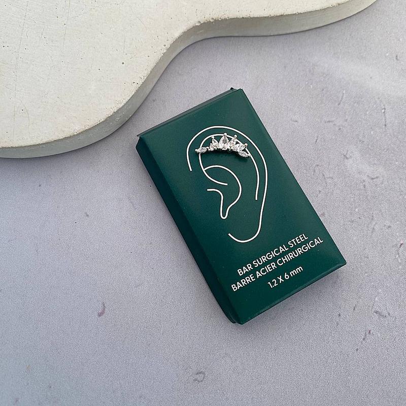 پیرسینگ گوش استیل جراحی 