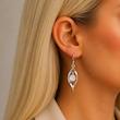 گوشواره کریستال سنگ زیرکنیای اصل برند orsay