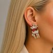 گوشواره کریسمسی متحرک