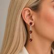 گوشواره کریستال قلب سوارسکی