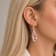 گوشواره کریستال صورتی