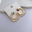 گوشواره دو حلقه روکش طلا