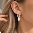 گوشواره دو مدله روکش نقره