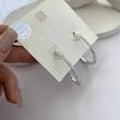 گوشواره حلقه‌ای تمام نگین