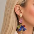 گوشواره گل بسیار زیبا