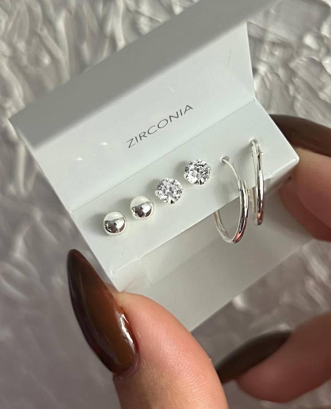 پک گوشواره نقره عیار ۹۲۵