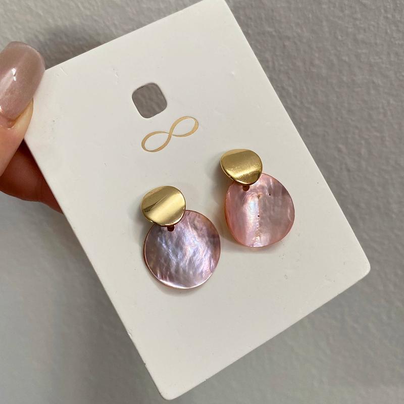 گوشواره صدف اصل برند orsay