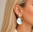 گوشواره صدف اصل برند orsay