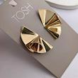گوشواره دفرمه روکش طلا برند orsay