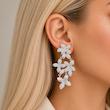 گوشواره جواهری تمام نگین 