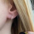 گوشواره حلقه ای نقره عیار ۹۲۵