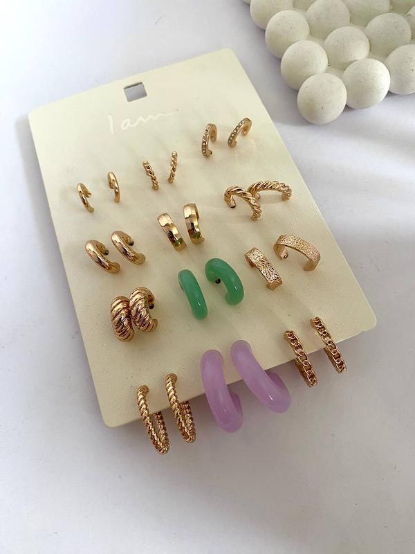 پک گوشواره‌ی ۱۲ جفتی