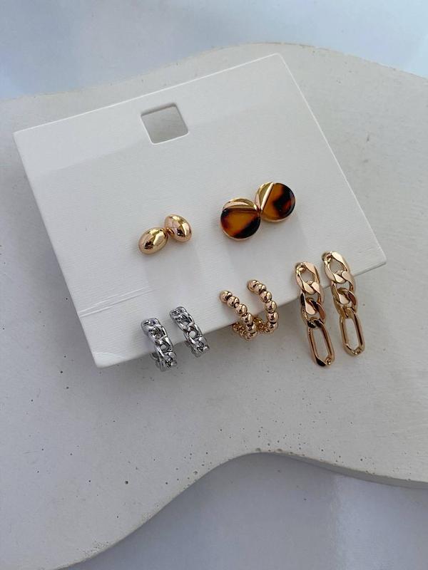  پک گوشواره‌ی پنج جفتی 