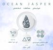 پک گوشواره با سنگ جاسپر دالماتین اصل