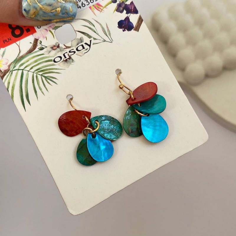 گوشواره‌ی صدف برند Orsay