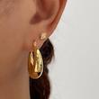 گوشواره حلقه‌ای استیل