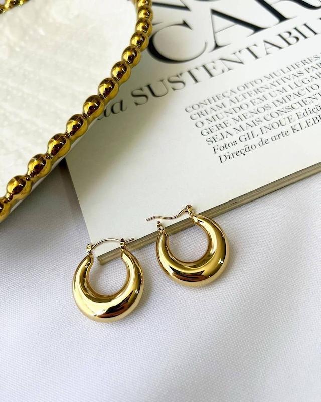گوشواره حلقه‌ای استیل