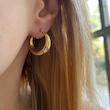 گوشواره حلقه‌ای استیل