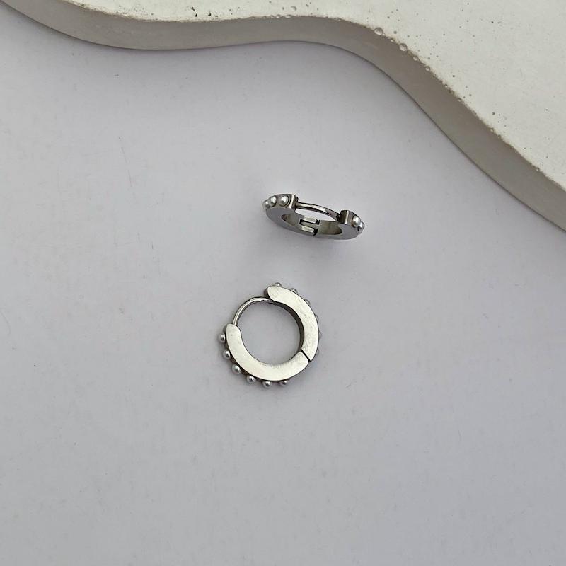 گوشواره‌ی استیل مرواریدی