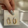 گوشواره استیل روکش طلا