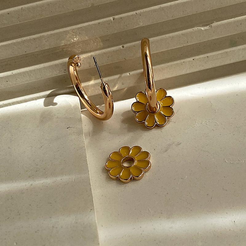 گوشواره‌ی دو مدله بابونه