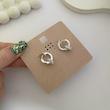 گوشواره روکش نقره دو مدله