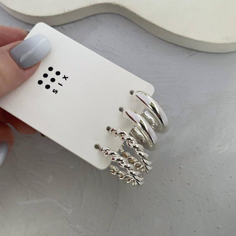 پک گوشواره روکش نقره