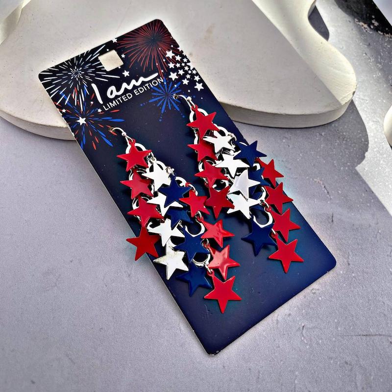 گوشواره ستاره‌های سه رنگ