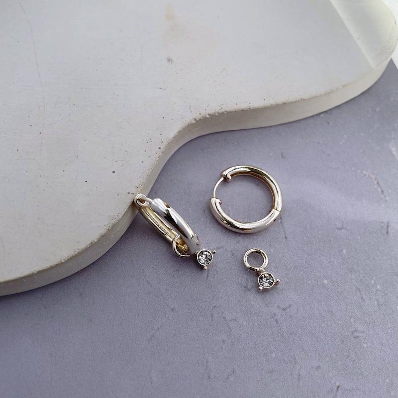 گوشواره دومدله کریستال سوارسکی