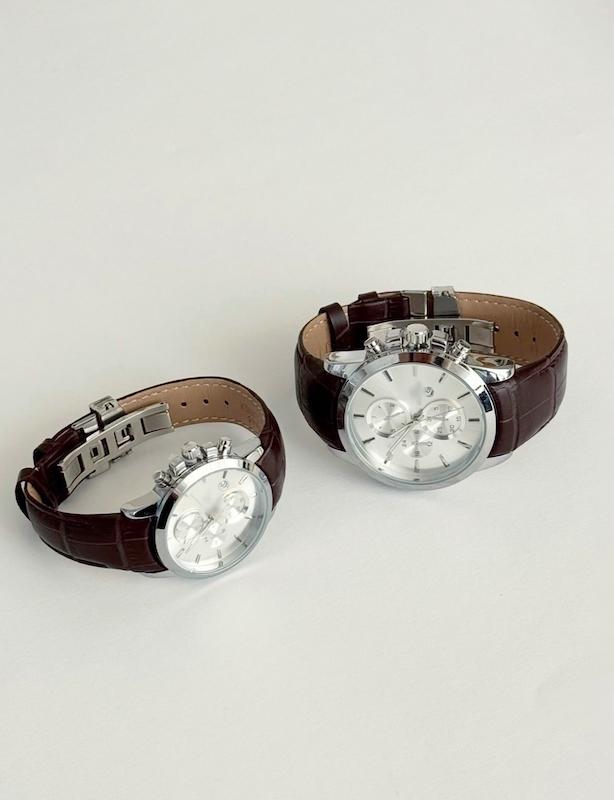 الگانس چرمی قهوه ای طرح کرنو