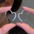 گوشواره قلب باز