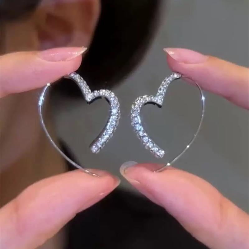 گوشواره قلب باز