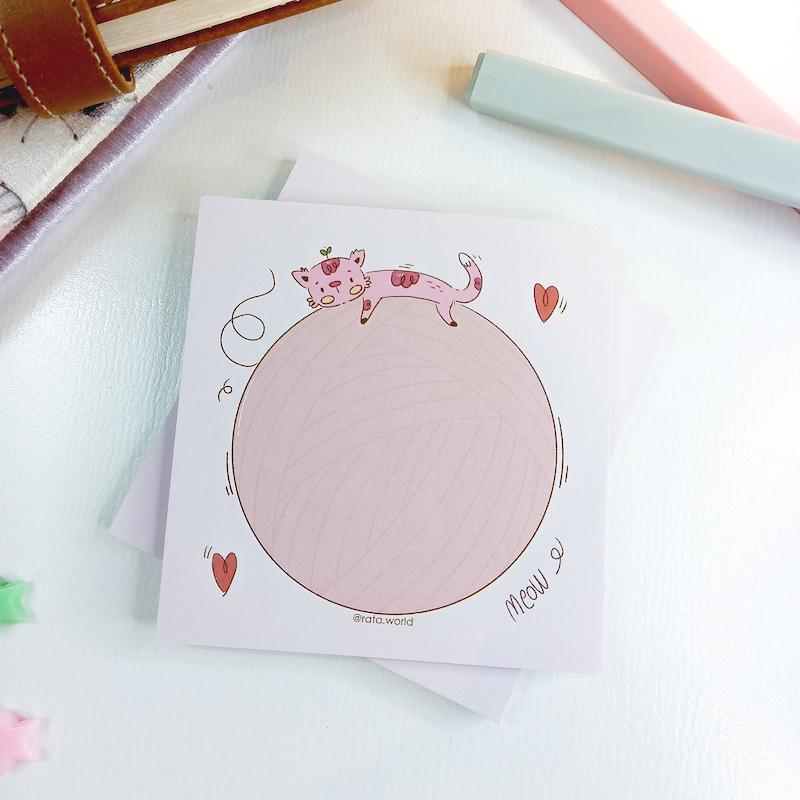 برگه یادداشت/ پیشی صورتی