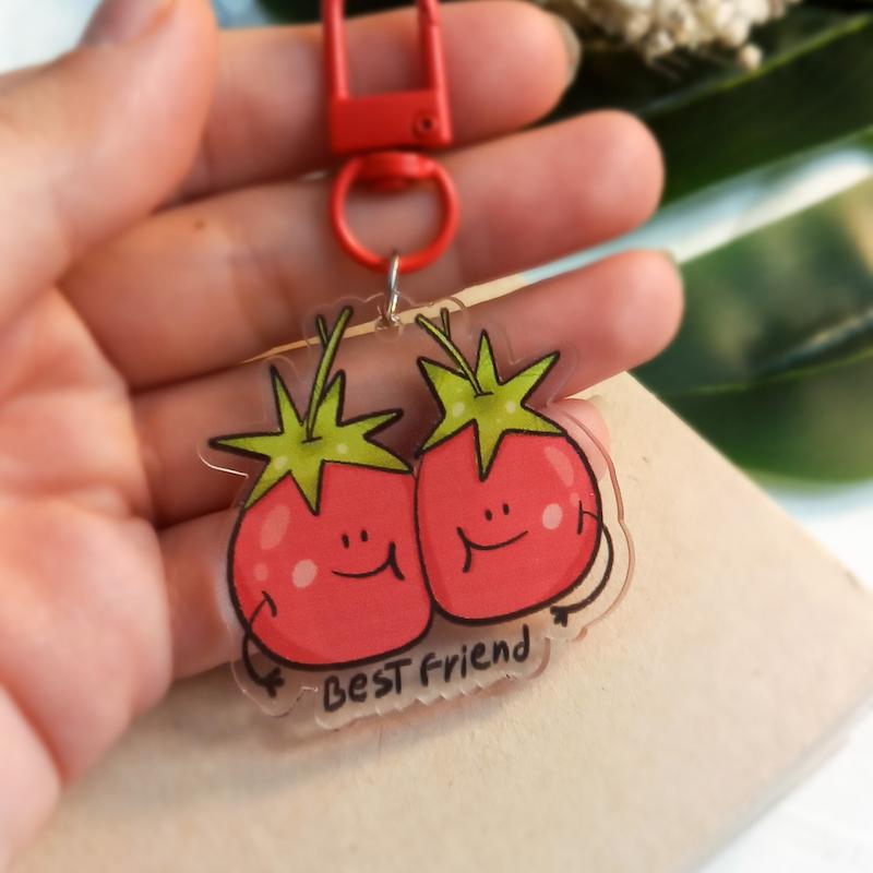 آویز گوجه /best friends
