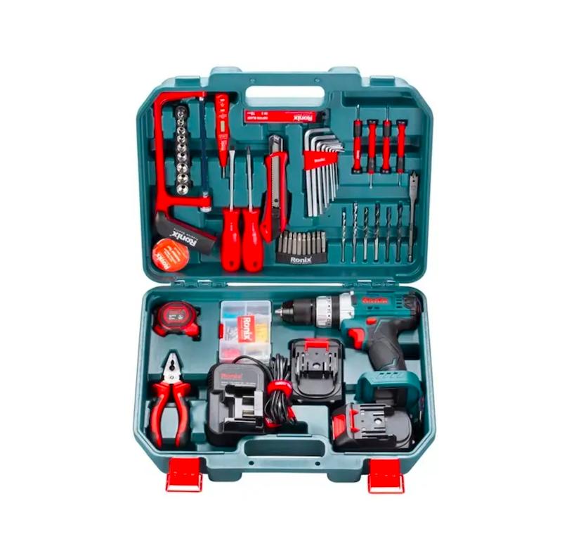 کیت دریل شارژی 20 ولت 35 پارچه رونیکس مدل RS_8620