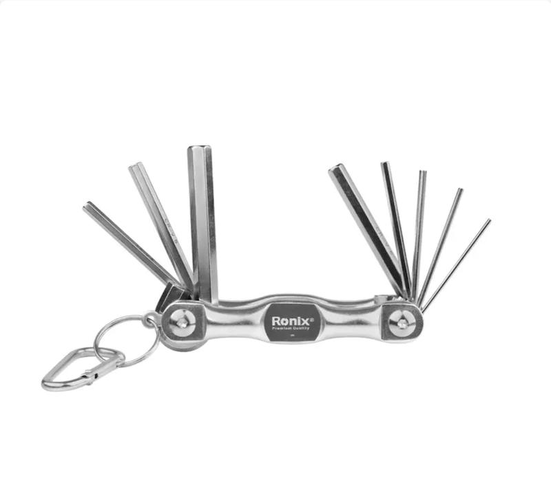 مجموعه 8 عددی آلن شش گوش رونیکس مدل ۲۰۴۰