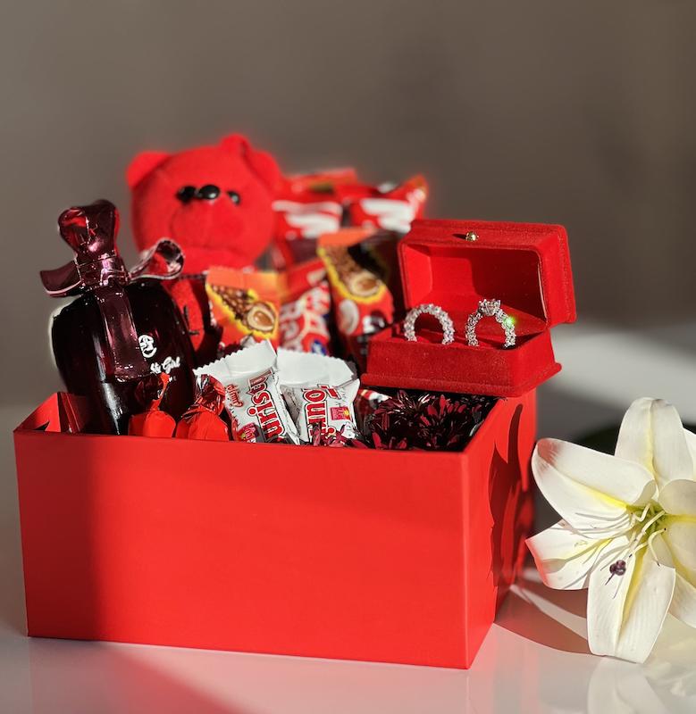 انگشتر حلقه پشت حلقه نقره جواهری