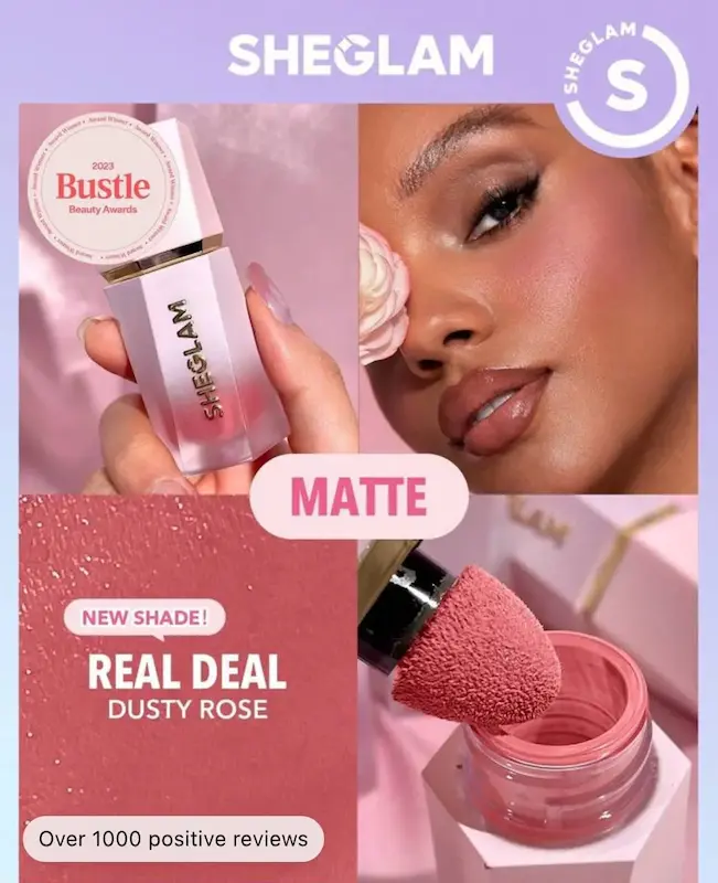 رژگونه مایع شیگلم Color Bloom  رنگ Swipe right