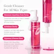 شوینده ژلی روغنی آبرسان و جوانساز Medicube مدی کیوب مدل PDRN Pink Gel Cleanser مناسب پاکسازی ملایم و تقویت پوست حجم 200 میل