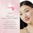 سرم روشن‌کننده و بازسازی‌کننده Medicube مدی کیوب مدل PDRN Pink Peptide Serum حاوی پپتاید و PDRN مناسب ترمیم و شفاف‌سازی پوست حجم 30 میل