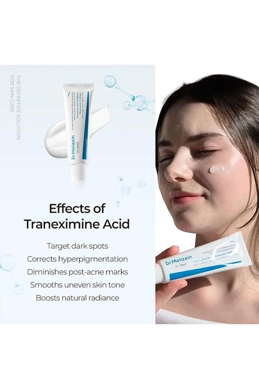 کرم ضدلک و روشن کننده ترانگزامیک اسید + نیاسینامید TX ( Tranexamic Acid ) Cream دکتر ملاکسین
