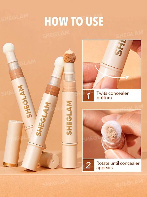 کانسیلر پددار شیگلم sheglam complexion boost concealer boost