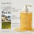 شامپو پاکسازی و کنترل چربی نمک دریا گروس GROWUS Sea Salt Therapy Shampoo