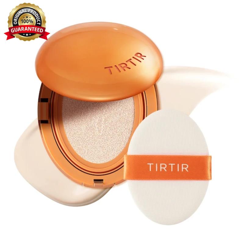 کوشن تیر تیر مدل نارنجی TIRTIR Mask Fit AI Filter Cushion وزن ۱۸ گرم