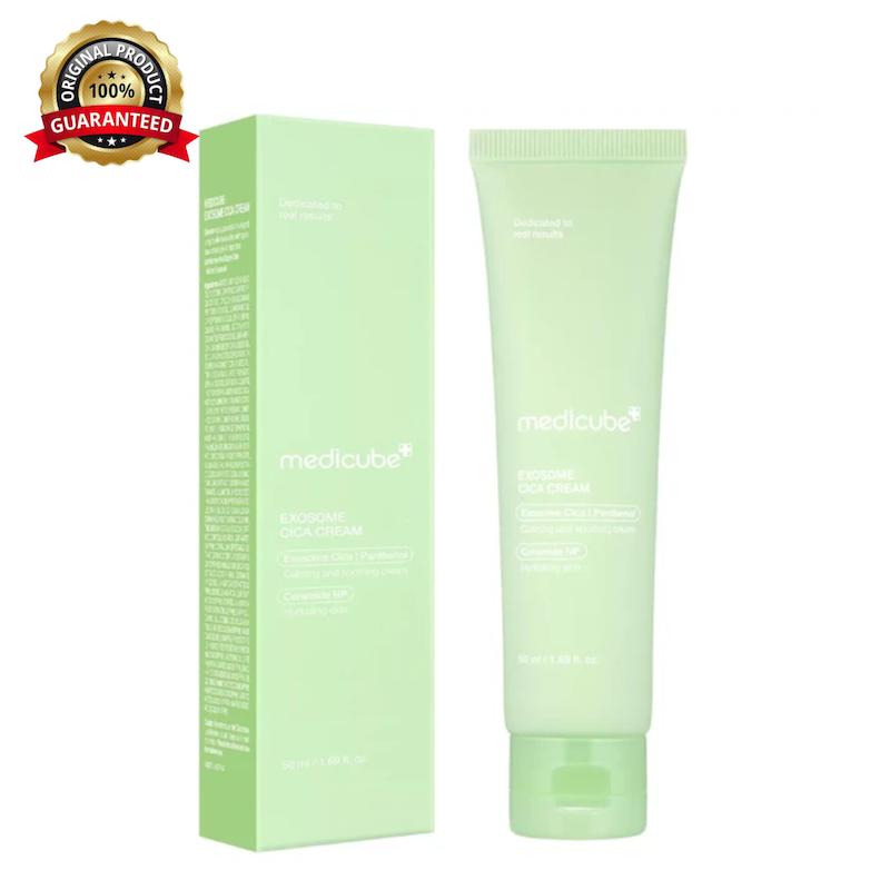 کرم مرطوب‌کننده Medicube مدی کیوب مدل Exosome Cica مناسب تسکین و تقویت پوست حساس 50 میل
