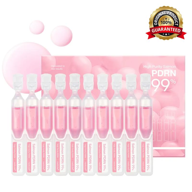 ویال جوانساز Medicube مدی کیوب Salmon DNA PDRN 99% مناسب ضدپیری و شفافیت پوست بسته 10 عددی