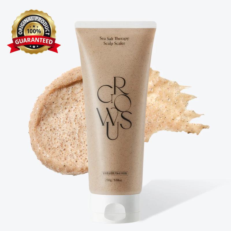 اسکراب اسکالپ کف سر نمک دریا گروس GROWUS Sea Salt Therapy Scalp Scaler