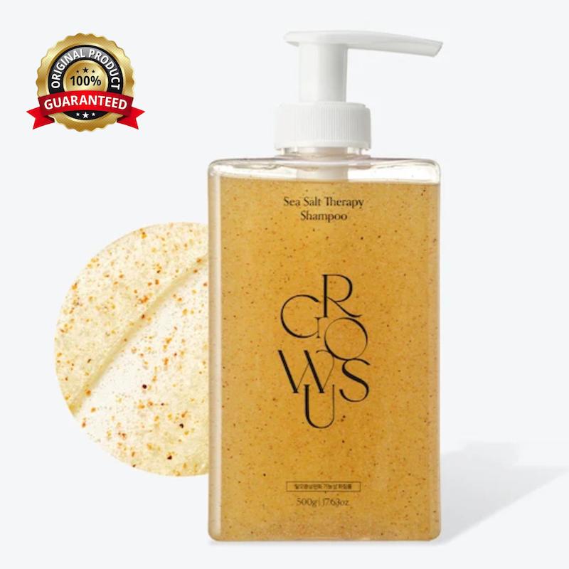 شامپو پاکسازی و کنترل چربی نمک دریا گروس GROWUS Sea Salt Therapy Shampoo